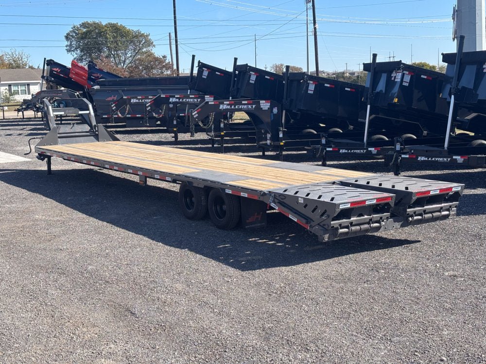 40' FHZ Gooseneck Deckover (2) 10K Axles Mega Ramps 12442 - Stryker Dealership Group
