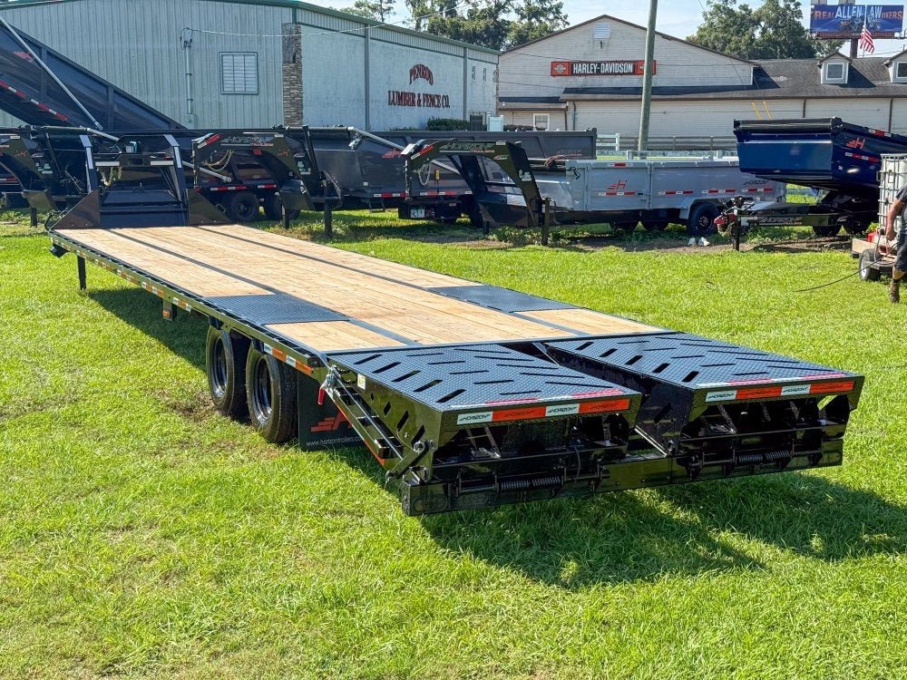 40' FHZ Gooseneck Deckover (2) 10K Axles Mega Ramps 13056 - Stryker Dealership Group