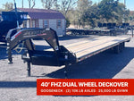 40' FHZ Gooseneck Deckover (2) 10K Axles Straight Deck 012350 - Stryker Dealership Group