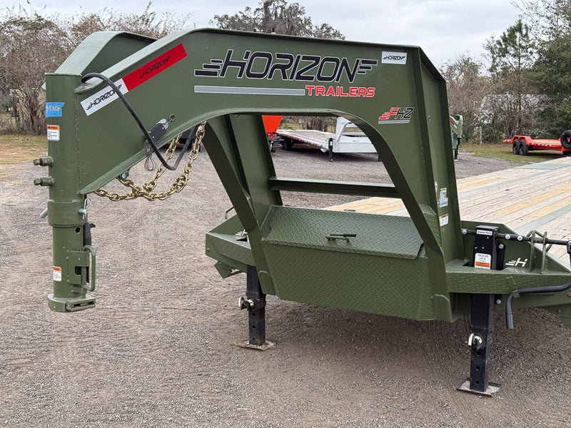 40' FHZ Gooseneck Deckover (2) 10K Axles Straight Deck 4039 - Stryker Dealership Group