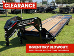 40' FHZ Gooseneck Deckover (2) 12K Axles Mega Ramps 25.9 GVWR 13078 - Stryker Dealership Group