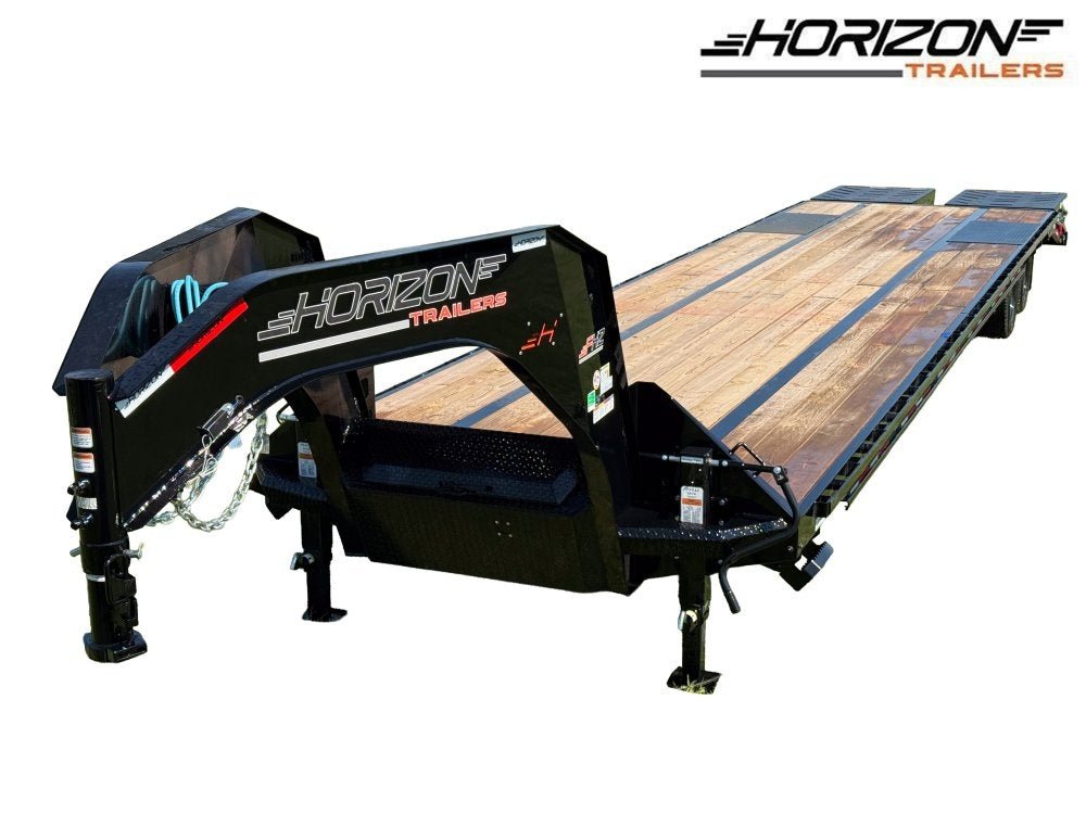 40' FHZ Gooseneck Deckover (2) 12K Axles Mega Ramps 25.9 GVWR - Stryker Dealership Group