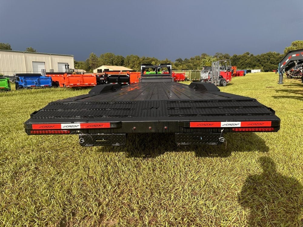40' FWZ GN Equipment Trailer 2 - 8k Spring Axles Slide in Ramps Drive Over Fenders 3404 - Stryker Dealership Group