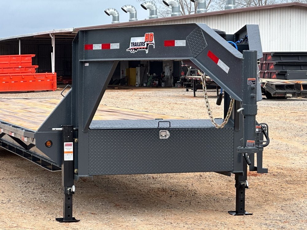 40' HD Gooseneck (2) 8k Axles Mega 16k GVWR 14ply Tires 001552 - Stryker Dealership Group