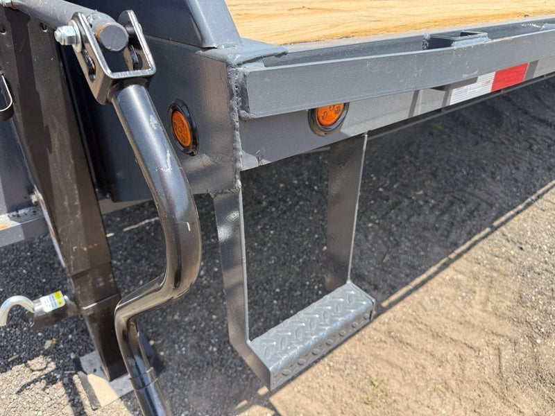 40' HD Hotshot (2) 10k Axles Straight Deck, DERATED Non-CDL 18 Ply Super Singles 001511 - Stryker Dealership Group