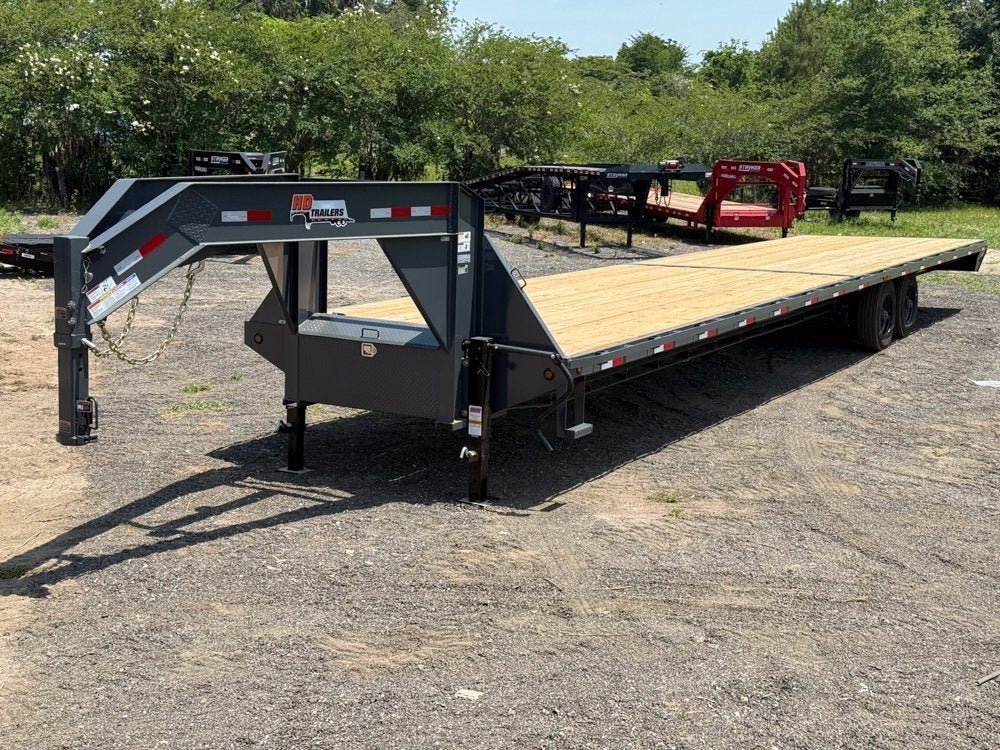 40' HD Hotshot (2) 10k Axles Straight Deck, DERATED Non-CDL 18 Ply Super Singles 001557 - Stryker Dealership Group