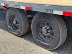 40' HD Hotshot (2) 10k Axles Straight Deck, DERATED Non-CDL 18 Ply Super Singles 001558 - Stryker Dealership Group