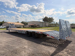 40' Horizon FHZ Gooseneck Dual Wheel Deckover Trailer Mega Ramps - (2) 12K Axles 015676 - Stryker Dealership Group