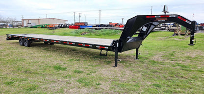 40' Horizon FTZ Gooseneck Mega Ramps (2) 7k Axles 1350 - Stryker Dealership Group