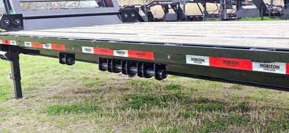 40' Horizon FTZ Gooseneck Mega Ramps (2) 7k Axles 1350 - Stryker Dealership Group