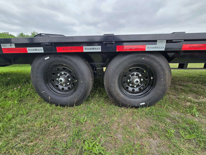 40' RawMaxx FDX Gooseneck 2-7k Axles - Black 111077 - Stryker Dealership Group