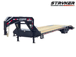 40' Stryker Gooseneck (2) 12K Axles Mega Ramps Dual Wheels 3506 - Stryker Dealership Group
