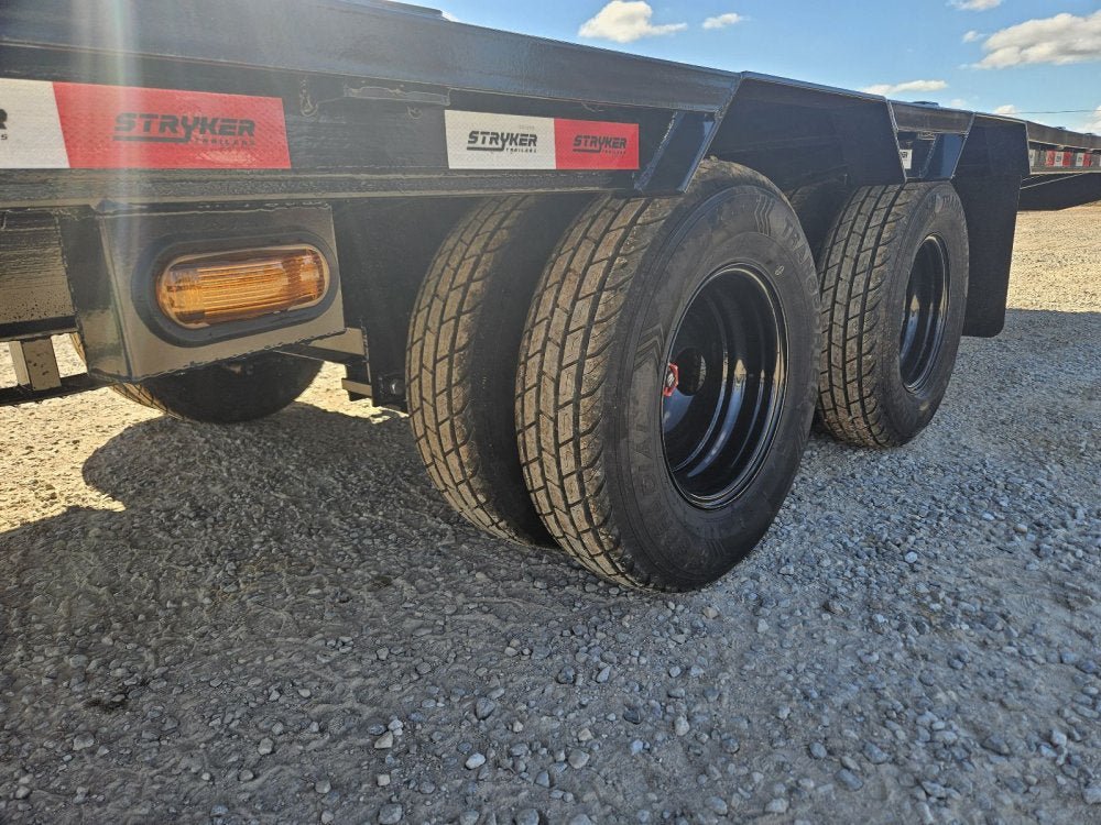 40' Stryker Gooseneck (2) 12K Axles Straight Deck Dual Wheels 3654 - Stryker Dealership Group