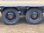 40' Stryker Gooseneck Hotshot Non-CDL Deckover Trailer Mega Ramps - (2) 10K Axles - Derated 4601 - Stryker Dealership Group
