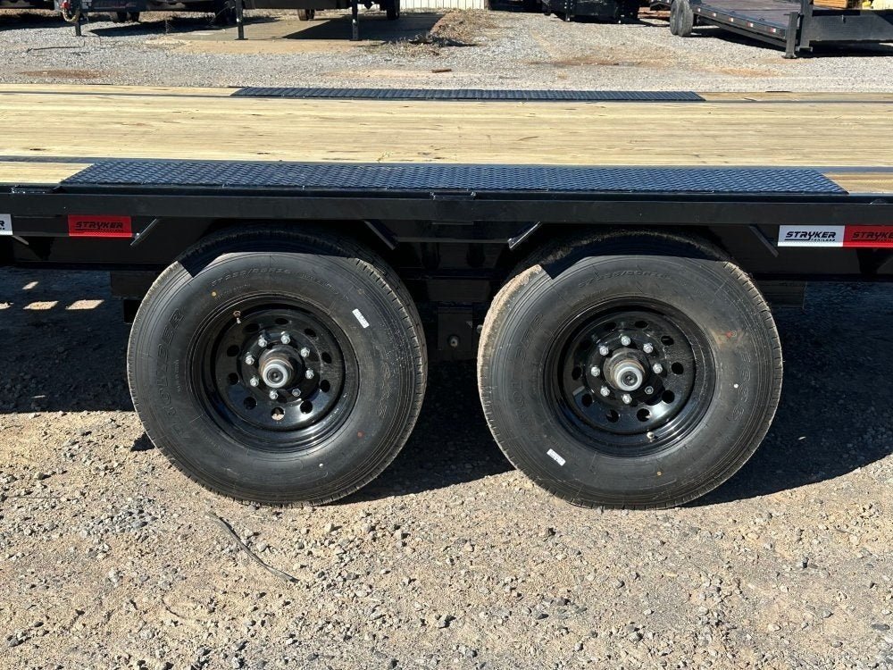 40' Stryker Gooseneck Hotshot Non-CDL Deckover Trailer Mega Ramps - (2) 7K Axles 004494 - Stryker Dealership Group