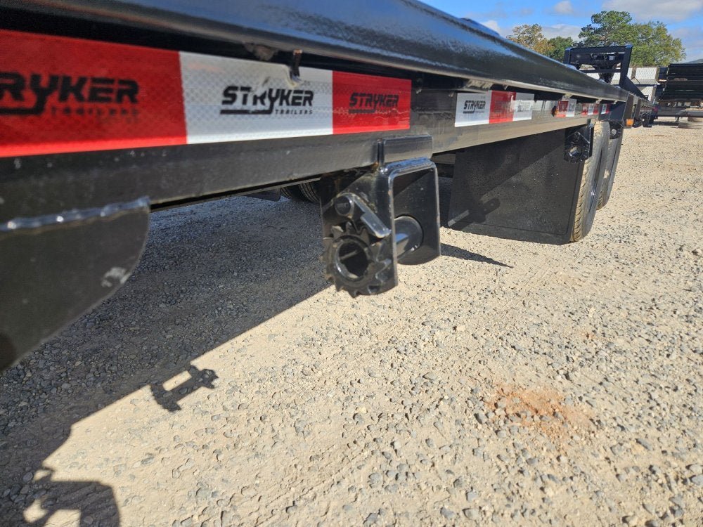 40' Stryker Gooseneck Hotshot Non-CDL Deckover Trailer Mega Ramps - (2) 7K Axles 004494 - Stryker Dealership Group