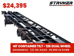 40' Stryker SCT Gooseneck Container Tilt Trailers - (2) 12K Axles 791 - Stryker Dealership Group