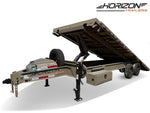 24' Horizon FFT Bumper Pull Full Deckover Tilt Trailer - (2) 10K Axles 018030