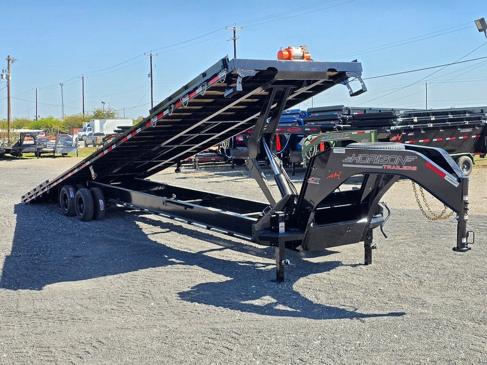 40' CFT Gooseneck Full Tilt Container Trailer, 10k Axles - Container Tilt/Container Tilt - Stryker Dealership Group
