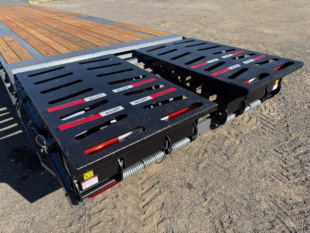 40' DKO Gooseneck Deckover 35' + 5' Mega Ramps (2) 10K Axles - Hotshot Non-CDL/DO 10K SD SS - Stryker Dealership Group