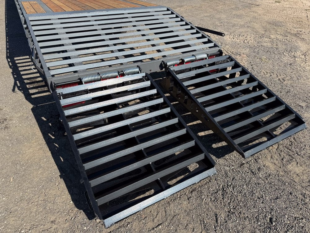 40' DKO Gooseneck Deckover 35' + 5' Mega Ramps (2) 10K Axles - Hotshot Non-CDL - DO 10K MR SS - Stryker Dealership Group