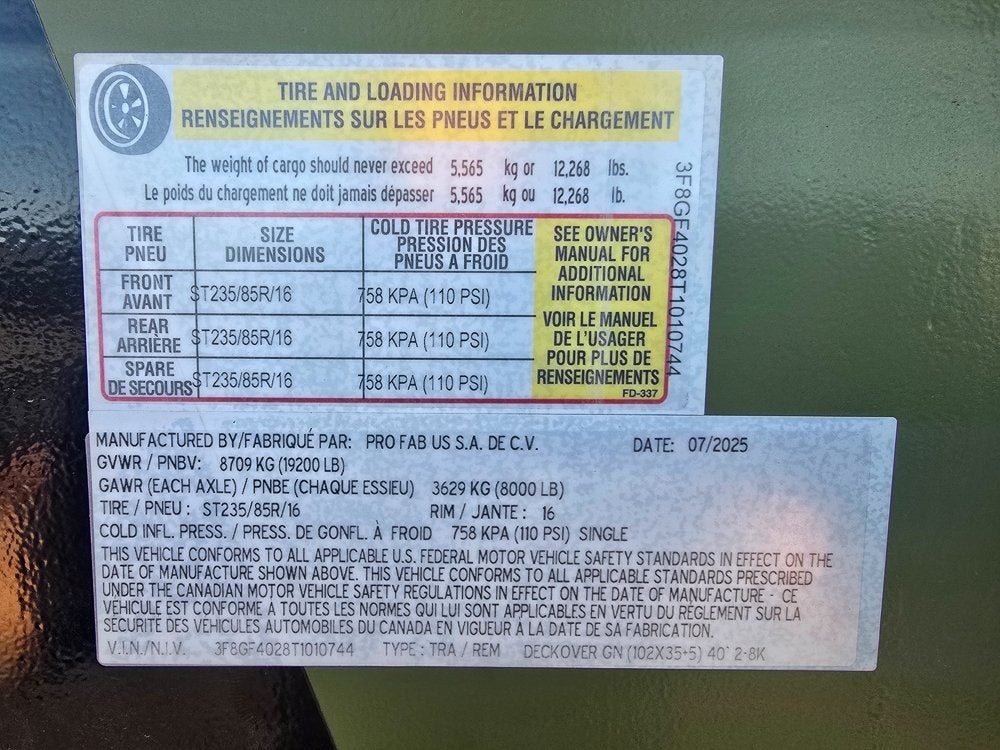 40' DKO Gooseneck Deckover 35' + 5' Mega Ramps (2) 8K Axles - Hotshot Non-CDL/DO 8K MR - Stryker Dealership Group