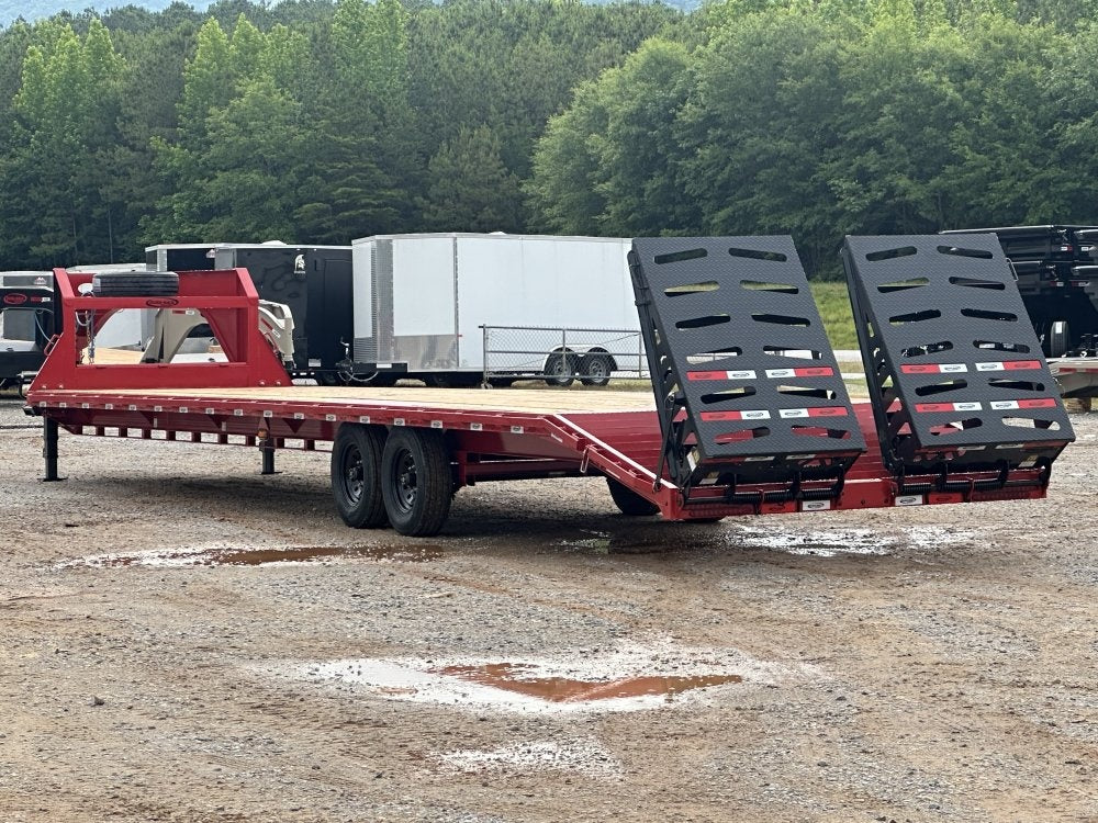 40' DKO Gooseneck Deckover 35' + 5' Mega Ramps (2) 8K Axles, 14 Ply Tires - 8K MR/Deckover Trailers - Stryker Dealership Group