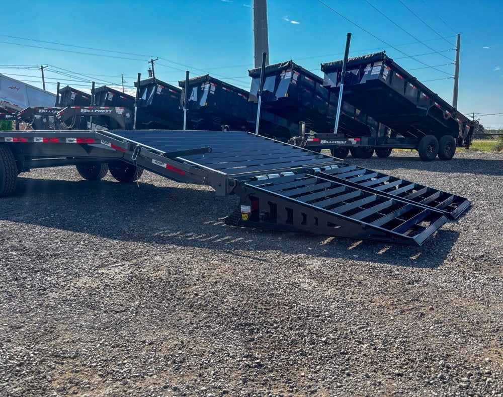 40' Dura-Haul DKO Gooseneck Hotshot Non-CDL Deckover Trailer Mega Ramps - (2) 8K Axles - Hotshot Non-CDL - DO 8K MR - Stryker Dealership Group