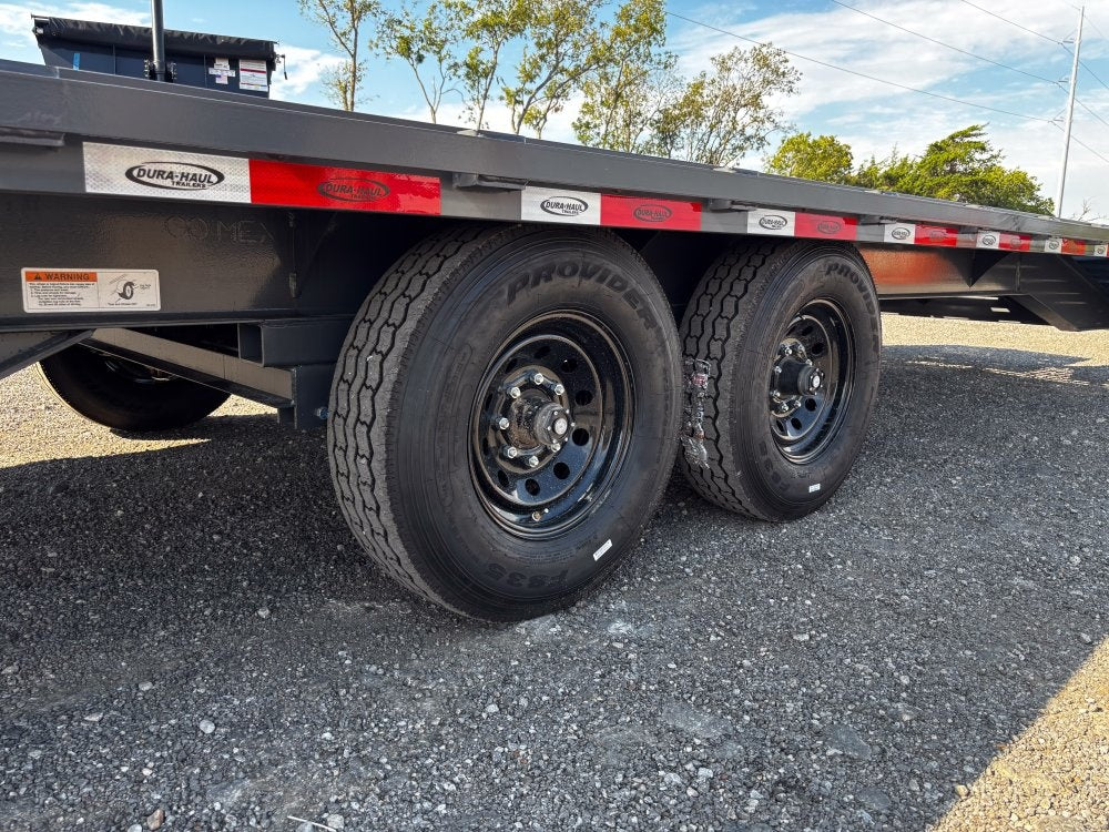 40' Dura-Haul DKO Gooseneck Hotshot Non-CDL Deckover Trailer Mega Ramps - (2) 8K Axles - Hotshot Non-CDL - DO 8K MR - Stryker Dealership Group