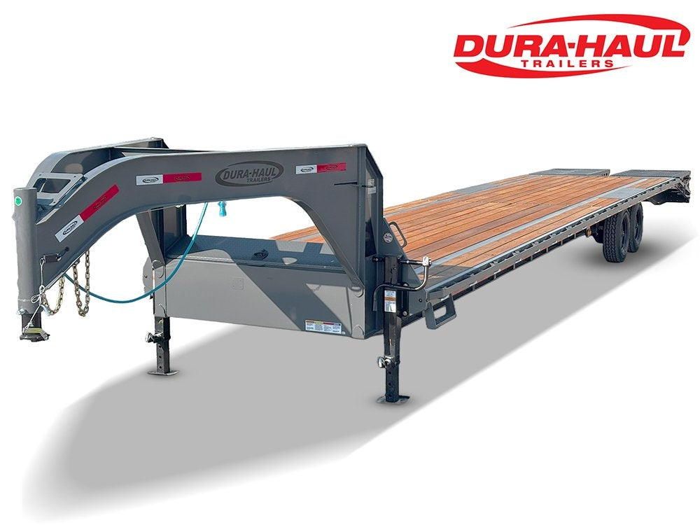 40' Dura-Haul DKO Gooseneck Hotshot Non-CDL Deckover Trailer Mega Ramps - (2) 8K Axles - Hotshot Non-CDL - DO 8K MR - Stryker Dealership Group