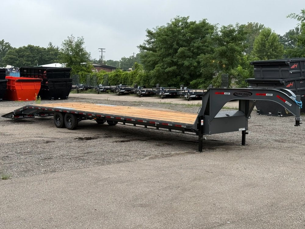 40' Dura-Haul DKO Gooseneck Hotshot Non-CDL Deckover Trailer Mega Ramps- (2) 7K Axles - Hotshot Non-CDL - DO 7K MR - Stryker Dealership Group