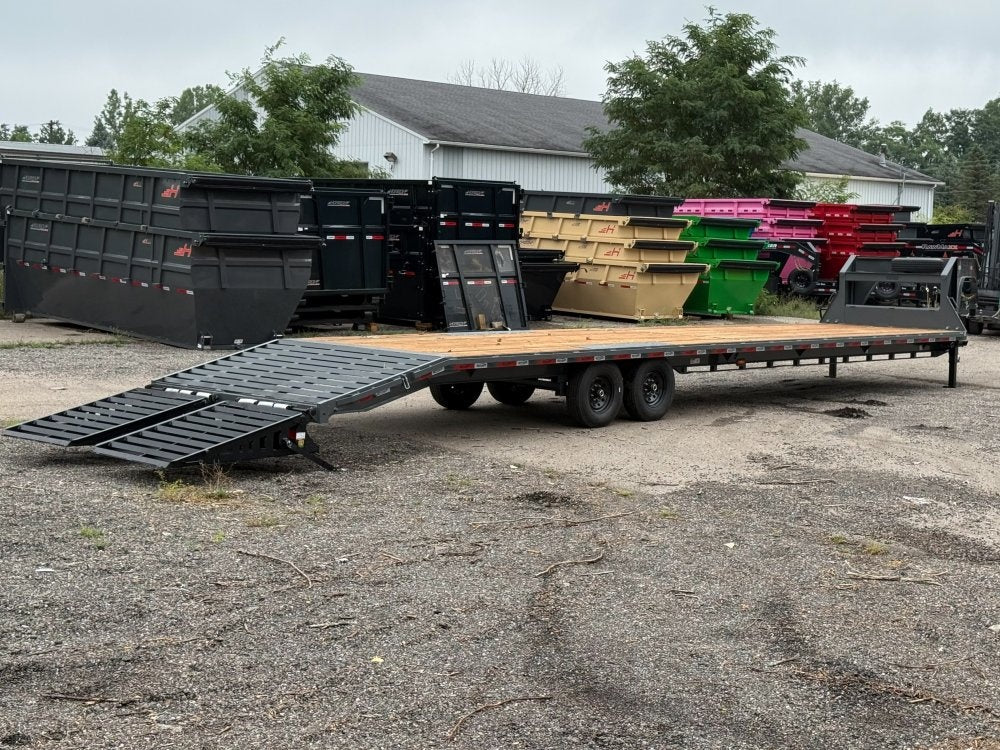 40' Dura-Haul DKO Gooseneck Hotshot Non-CDL Deckover Trailer Mega Ramps- (2) 7K Axles - Hotshot Non-CDL - DO 7K MR - Stryker Dealership Group