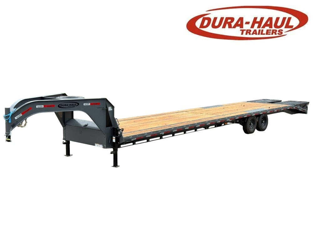 40' Dura-Haul DKO Gooseneck Hotshot Non-CDL Deckover Trailer Mega Ramps- (2) 7K Axles - Hotshot Non-CDL - DO 7K MR - Stryker Dealership Group