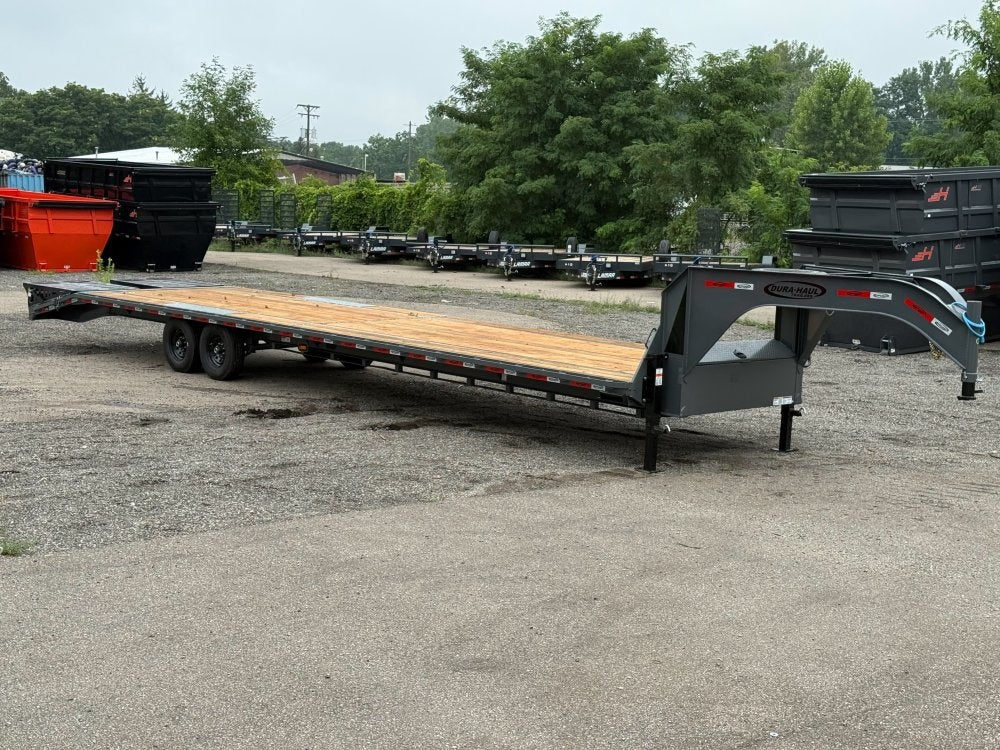 40' Dura-Haul DKO Gooseneck Hotshot Non-CDL Deckover Trailer Mega Ramps- (2) 7K Axles - Hotshot Non-CDL - DO 7K MR - Stryker Dealership Group