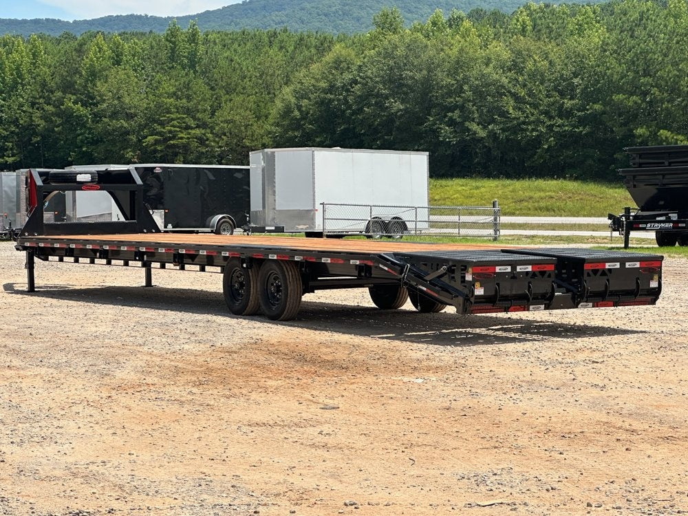 40' Dura-Haul DKO Gooseneck Hotshot Non-CDL Deckover Trailer Mega Ramps - (2) 8K Axles - Hotshot Non-CDL - DO 8K MR - Stryker Dealership Group