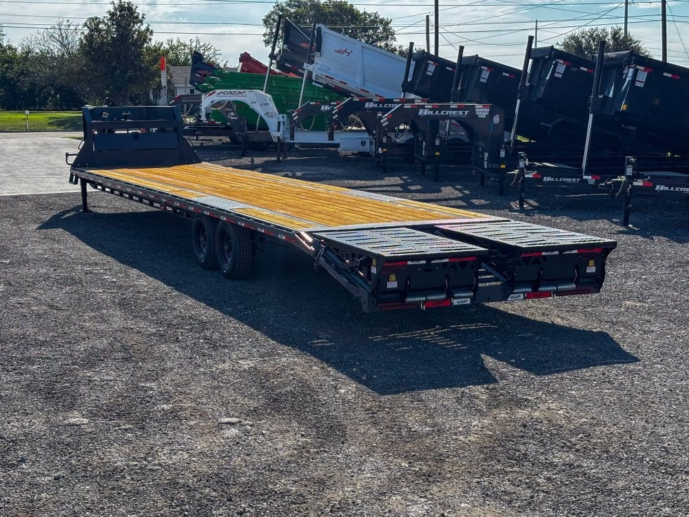 40' Dura-Haul DKO Gooseneck Hotshot Non-CDL Deckover Trailer Mega Ramps - (2) 8K Axles - Hotshot Non-CDL - DO 8K MR - Stryker Dealership Group