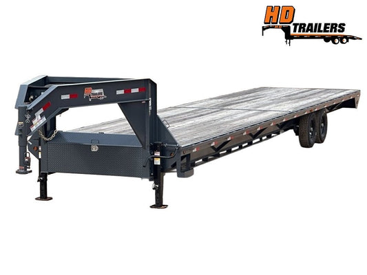 40' ECO Gooseneck (2) 7k Axles Straight 14k GVWR 14ply Tires - 7K SD/Deckover Trailers - Stryker Dealership Group
