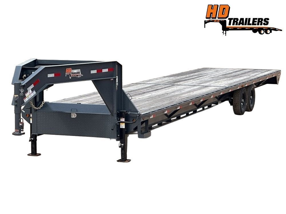 40' ECO Gooseneck (2) 7k Axles Straight 14k GVWR 14ply Tires - Hotshot Non-CDL/DO 7K SD - Stryker Dealership Group