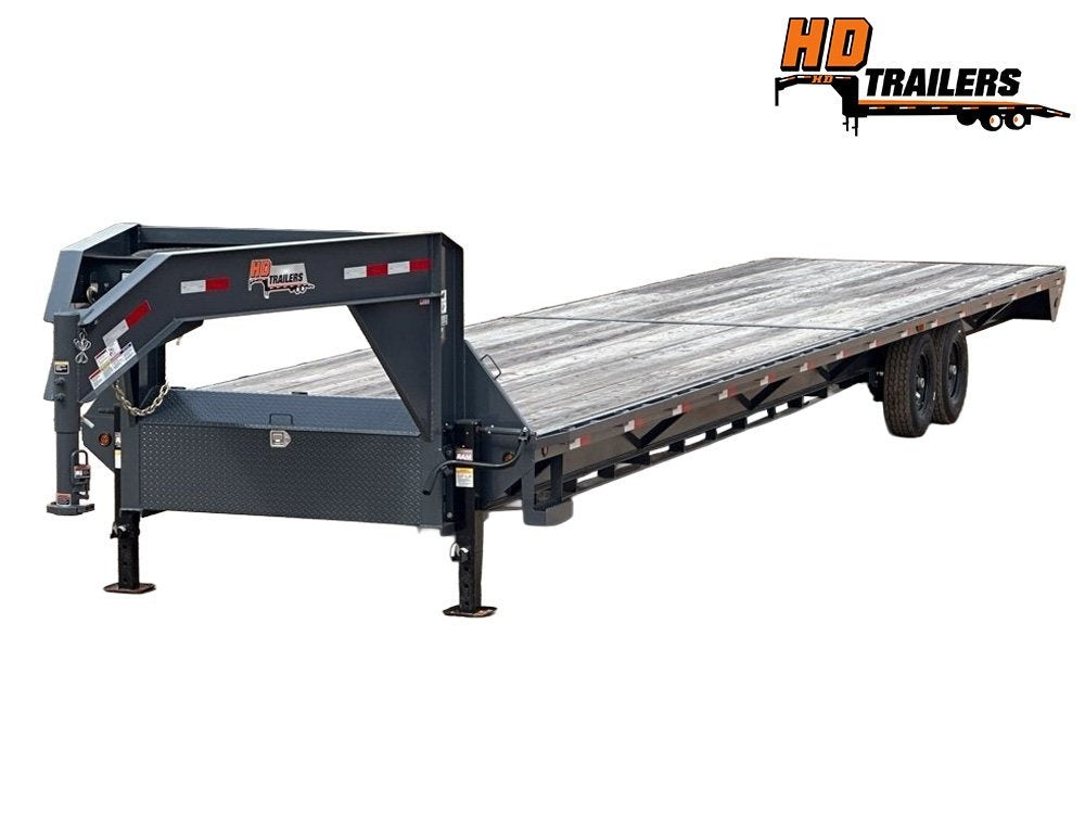 40' ECO Gooseneck (2) 8k Axles Straight 16k GVWR 14ply Tires - 8K SD/Deckover Trailers - Stryker Dealership Group