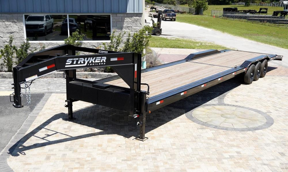 40' Equipment Trailer Gooseneck 21k Drive Over Fenders 014868 - Equipment Trailers - Stryker Dealership Group