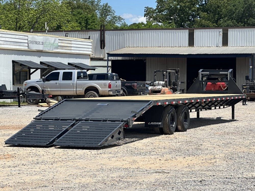 40' FD Gooseneck Mega Ramps 12k Axles Rhino Ramps - 12K MR/Deckover Trailers - Stryker Dealership Group