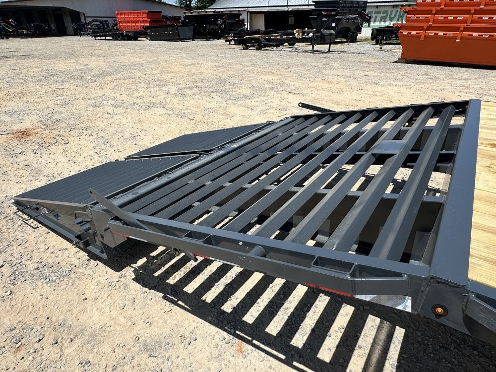 40' FD Gooseneck Mega Ramps 12k Axles Rhino Ramps - 12K MR/Deckover Trailers - Stryker Dealership Group