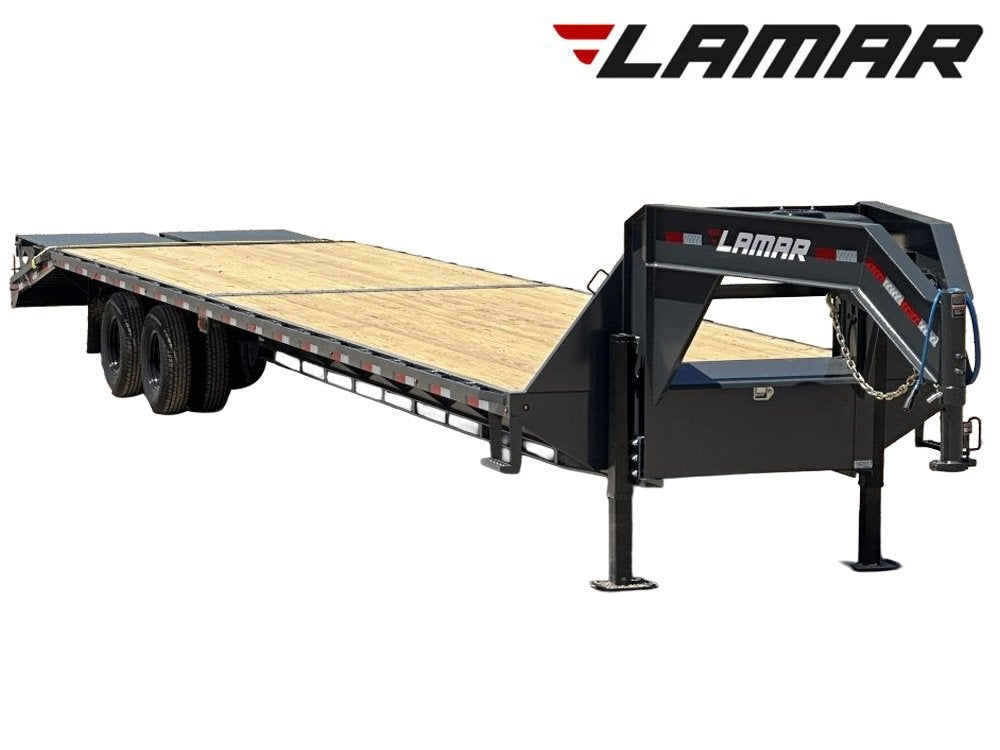 40' FD Gooseneck Mega Ramps 12k Elec/Hyd Hutch Suspension Axles w/ Disc Brakes - Rhino Ramps - Hydra - 12K MR/Deckover Trailers - Stryker Dealership Group
