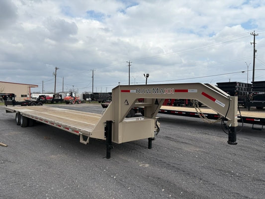 40' FDX Gooseneck 102" Wide (2) 10k Spring Electric Axles Slide Ratches Slide In Ramps Dually - Deckover Trailers/GN Dual 10k Axles - Stryker Dealership Group