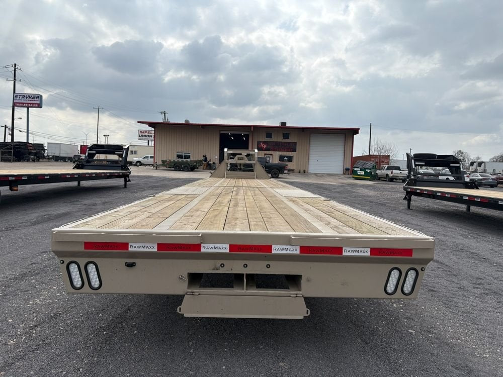 40' FDX Gooseneck 102" Wide (2) 10k Spring Electric Axles Slide Ratches Slide In Ramps Dually - 10K SD DW/Deckover Trailers - Stryker Dealership Group