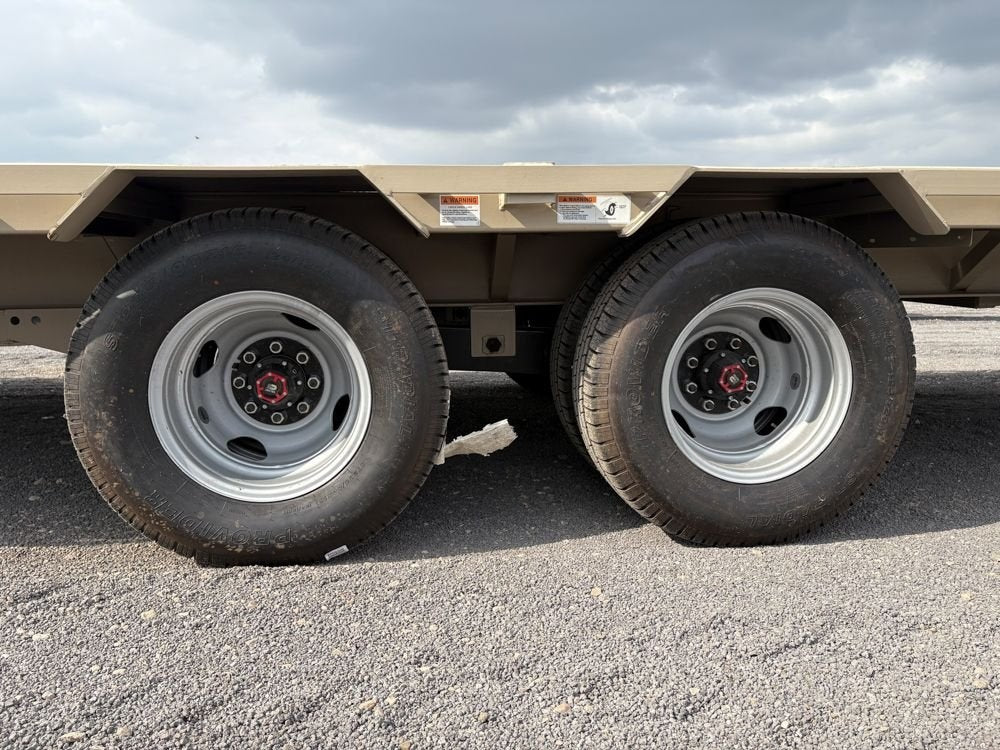 40' FDX Gooseneck 102" Wide (2) 10k Spring Electric Axles Slide Ratches Slide In Ramps Dually - 10K SD DW/Deckover Trailers - Stryker Dealership Group