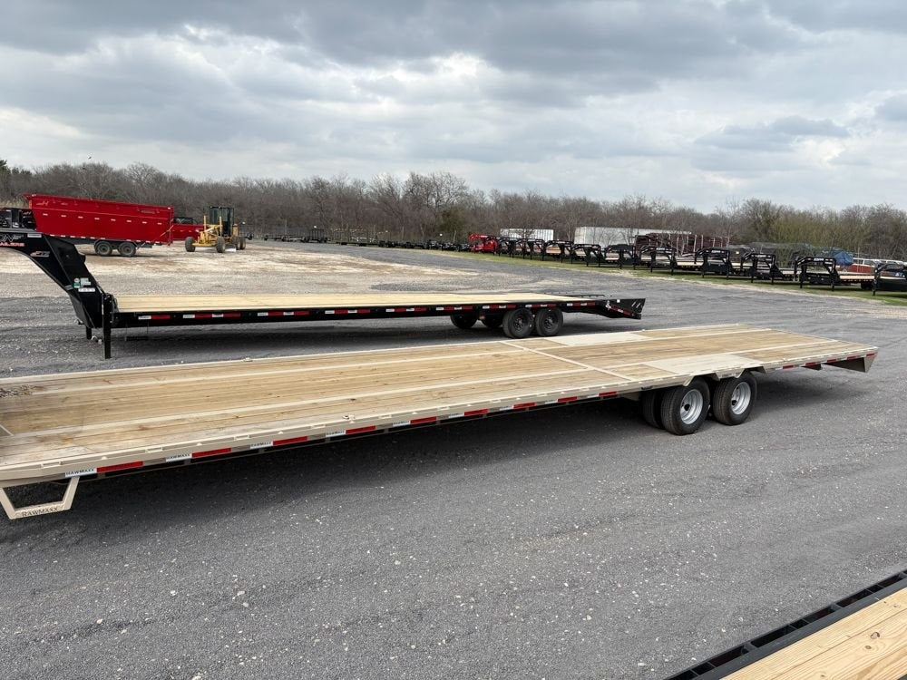 40' FDX Gooseneck 102" Wide (2) 10k Spring Electric Axles Slide Ratches Slide In Ramps Dually - 10K SD DW/Deckover Trailers - Stryker Dealership Group