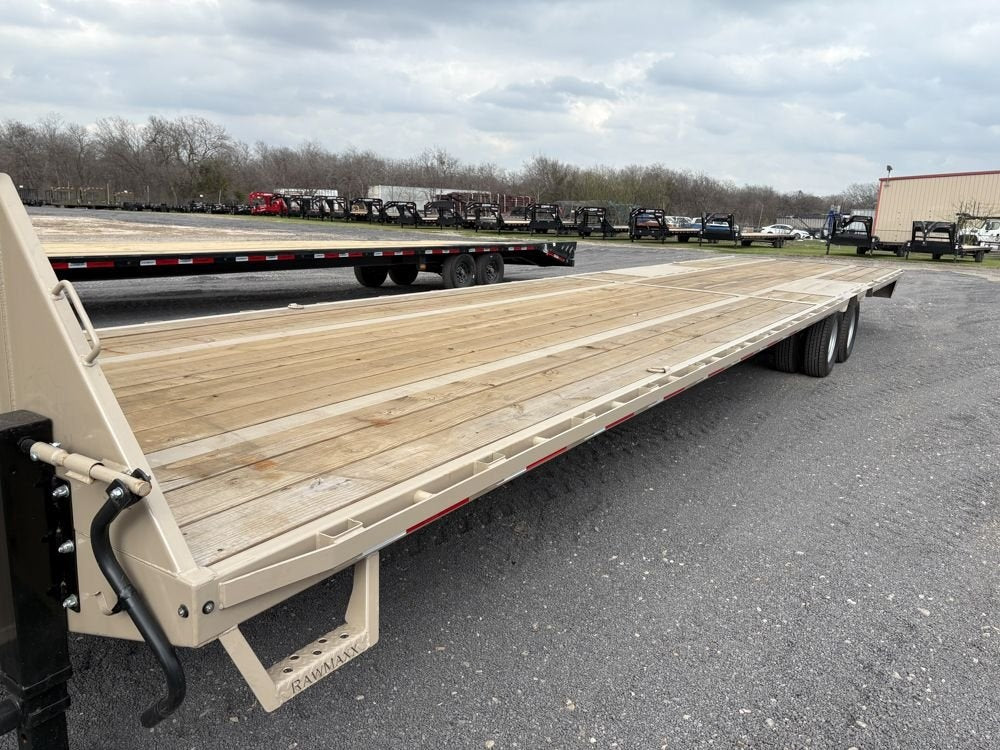 40' FDX Gooseneck 102" Wide (2) 10k Spring Electric Axles Slide Ratches Slide In Ramps Dually - 10K SD DW/Deckover Trailers - Stryker Dealership Group