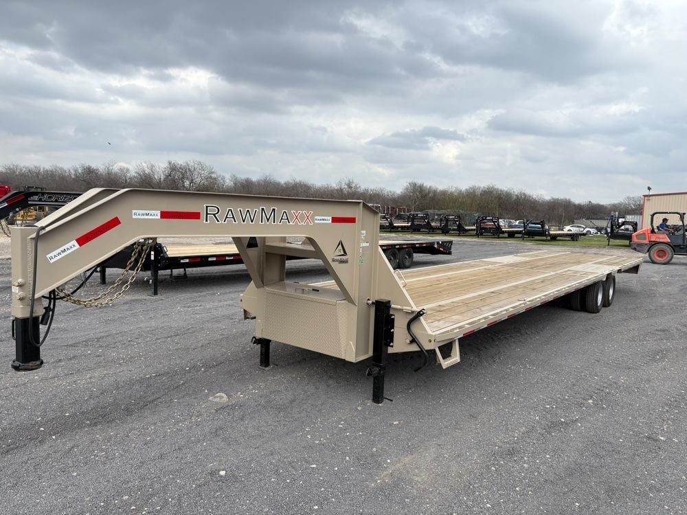 40' FDX Gooseneck 102" Wide (2) 10k Spring Electric Axles Slide Ratches Slide In Ramps Dually - 10K SD DW/Deckover Trailers - Stryker Dealership Group