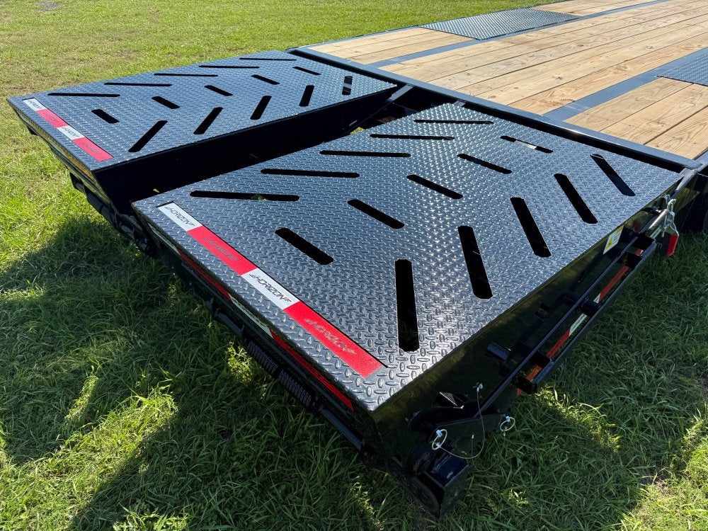 40' FHZ Gooseneck Deckover (2) 10K Axles Mega Ramps - 10K MR DW/Deckover Trailers - Stryker Dealership Group
